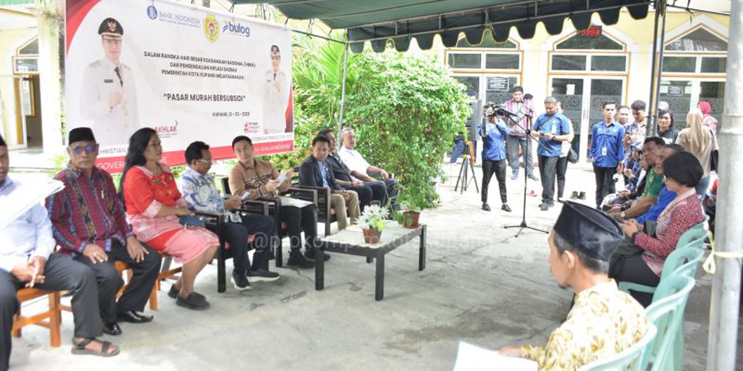 Pemkot Kupang Gelar Pasar Murah Bersubsidi Jelang Hari Besar Keagamaan