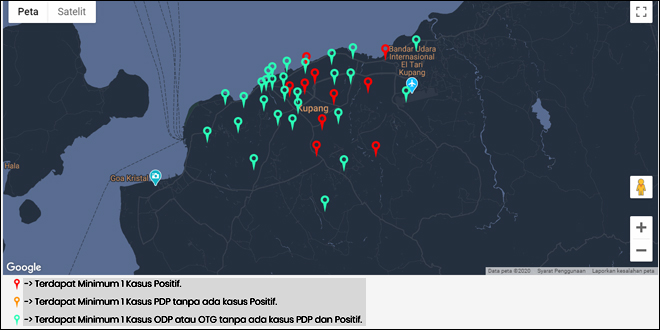 Ini Data Peyebaran Covid-19 di Kota Kupang