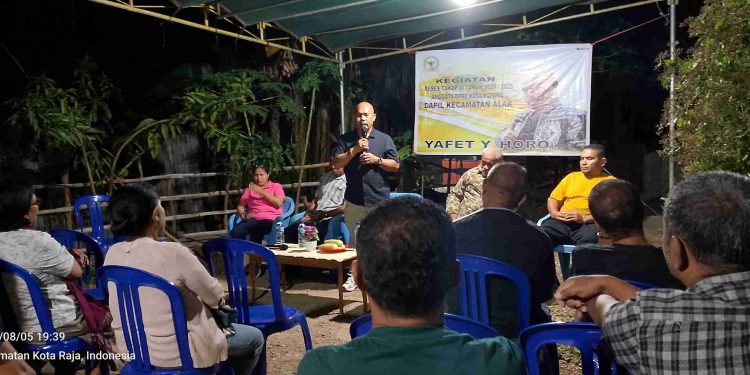 Warga Kelurahan Mantasi Keluhkan Jalan Rusak dan Pengelolaan Dana Kelurahan Dalam Reses Yafet Yeferson Horo